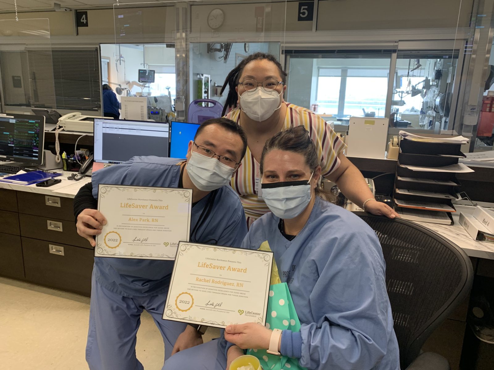 LifeSaver Award Series Alex Park, RN, and Rachel Rodriguez, RN, VA Puget Sound Health Care